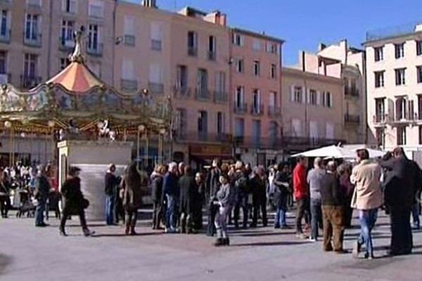 Perpignan - manifestation des commerçants - 6 mars 2014.