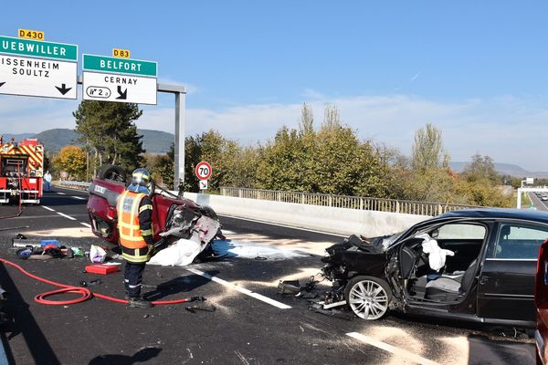 Accident mortel sur la RD 430, à hauteur de Soultz (Haut-Rhin)