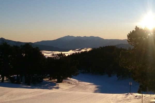 La station de ski de Formiguères, dans les Pyrénées Orientales