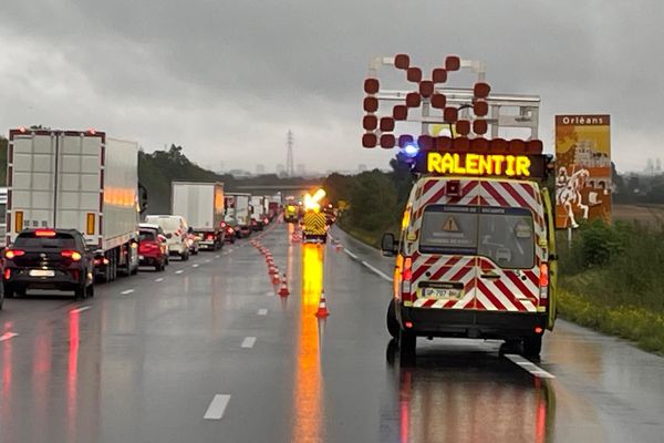 Un grave accident a entraîné deux morts sur l'A10 à hauteur d'Ingré ce 7 octobre.