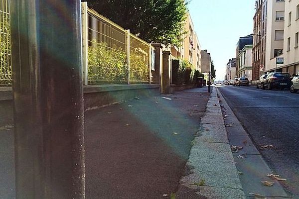 La rue Labedoyere du Havre où quatre personnes ont été fauchées par une voiture en août 2014 