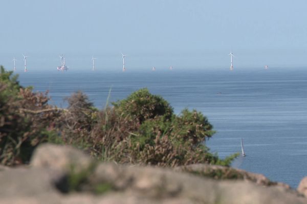 Le parc éolien en baie de Saint-Brieuc