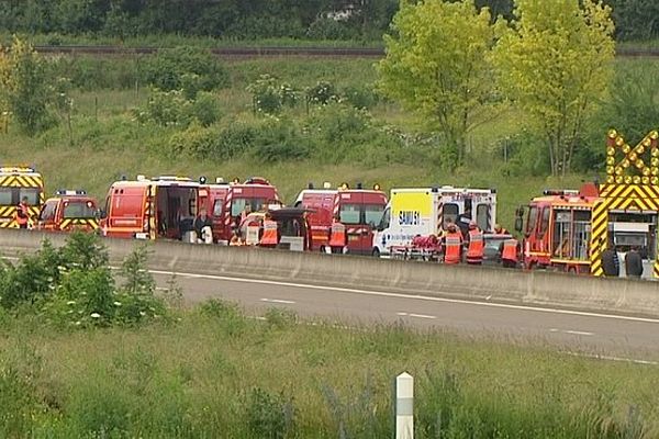 Accident A34 - Croix-Blandin (24/06/2013)