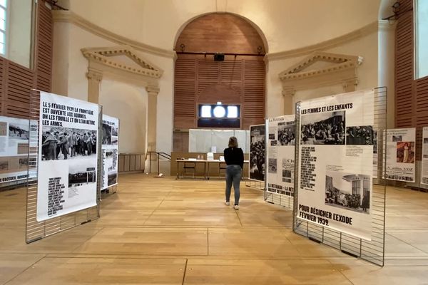 Découvrir la "Retirada" espagnole grâce au Secours Populaire, à la chapelle de la Visitation à Limoges.