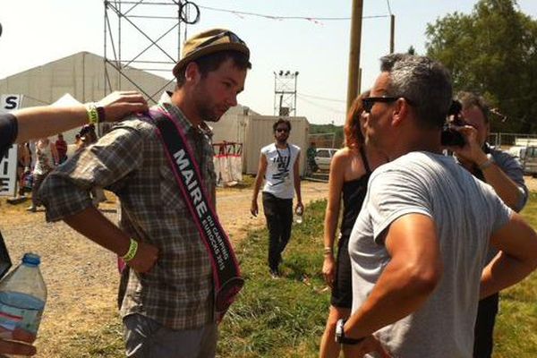 Clément Pagnot, maire du camping des Eurockéennes 2015