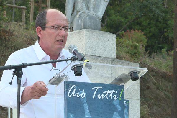 Paul-Félix Benedetti, tête de liste de Core in Fronte aux élections territoriales.