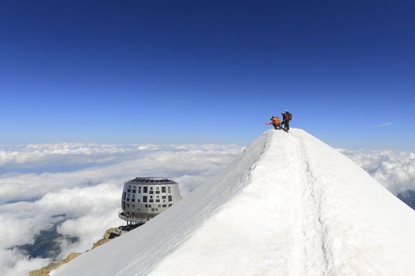 voie normale d'accès au Mont-Blanc