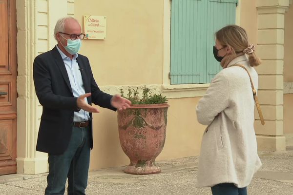 Le maire (SE) de Mèze, Henry Fricou, le 25 février 2021. 