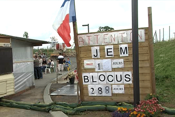 288e jour d'occupation par les opposants au site GDE de Nonant-le-Pin ce 7 août 2014