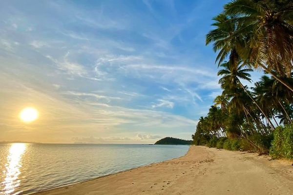 Taling Ngam Beach, une des plages de l'île thaïlandaise de Ko Samui.