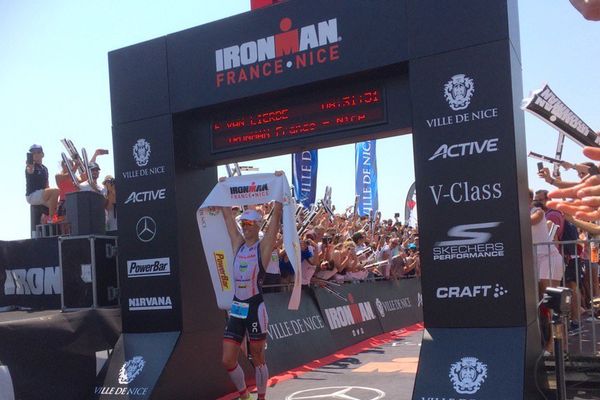 Frederik Van Lieder remporte la 13ème édition de l'IRONMAN sur la promenade des Anglais à Nice