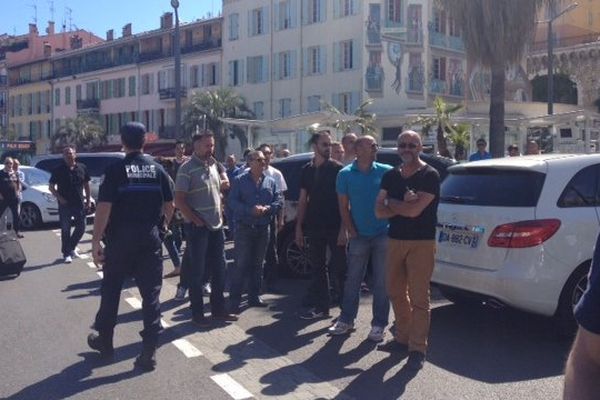 A Cannes, les taxis ont cessé le travail