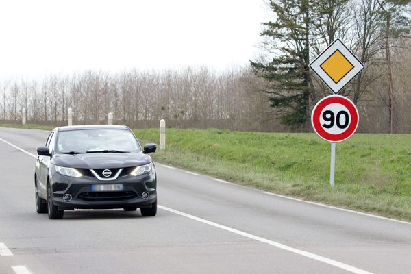 A partir de janvier 2021, 225 km de routes seront à nouveau limitées à 90 km/h.