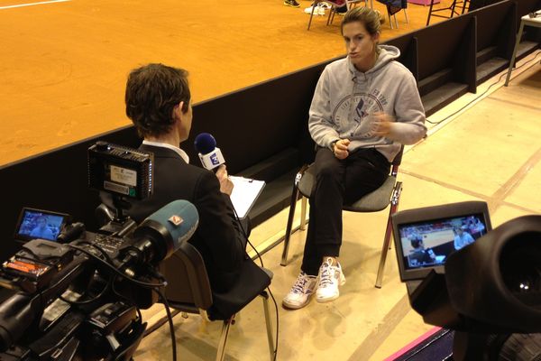 Amélie Mauresmo répond aux questions de Jérôme Piperaud