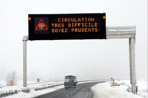 Des chutes de neige sont attendues sur les départements de l'Aveyron et de la Lozère.