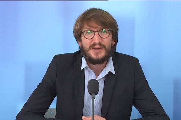 Nicolas Matuszak, avocat au Barreau de Metz, sur le plateau du 12/13 Lorraine