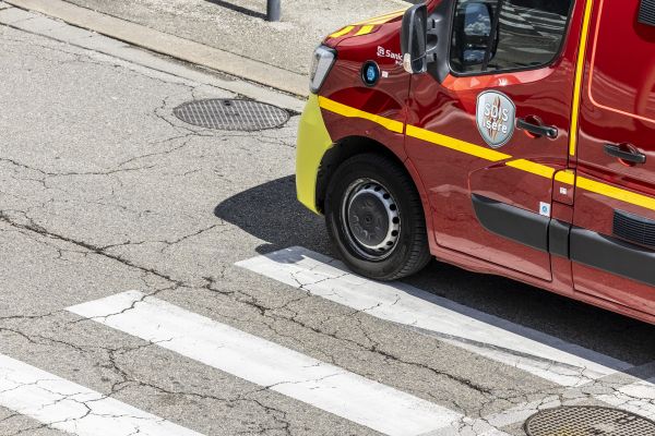 Un véhicule d'intervention des sapeurs-pompiers de l'Isère le 17 avril 2024. (Illustration)