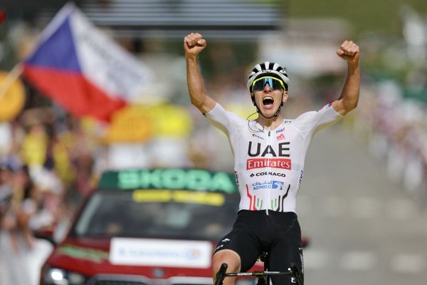 Le Slovène Tadej Pogacar s'est imposé sur la quatrième étape du Tour de France 2024 le 2 juillet à Valloire (Savoie).