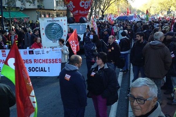 Un millier de manifestants dans les rues de Toulouse.