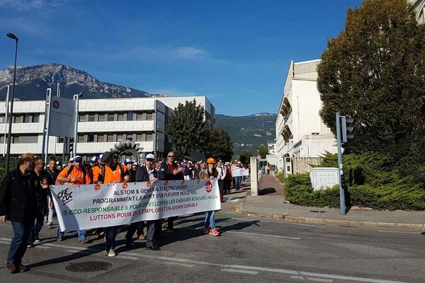 Environ 250 salariés ont défilé le 22 septembre.