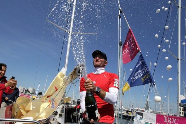 Le grand vainqueur de cette solitaire Le Figaro / Eric Bompard