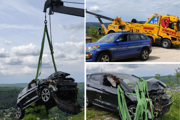 Le véhicule a été évacué plus de trois semaines après l'accident ce mardi 14 mai 2024.