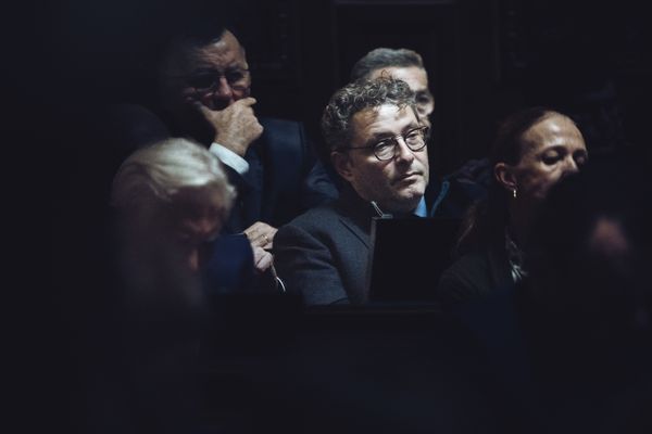 Vincent Louault, sénateur d'Indre-et-Loire, au sénat en novembre 2023.