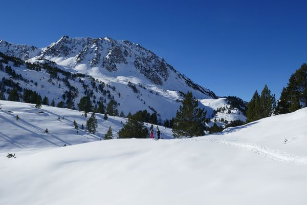 Paysage de neige Pyrénées - Bagnères de Bigorre