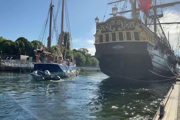 L'Étoile du Roy s'est amarrée à Lorient pour le festival Lorient Océans 2024