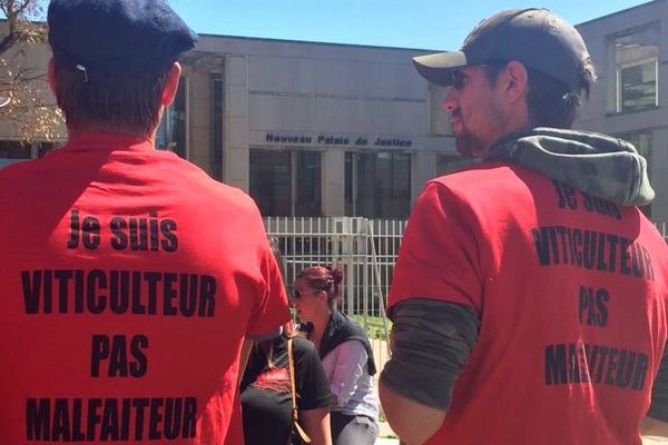 Cinq viticulteurs gardois et héraultais comparaissent mardi 17 avril 2018 devant le tribunal de Grande Instance de Montpellier pour association de malfaiteurs. Une manifestation de soutien est prévue en ouverture d’audience.