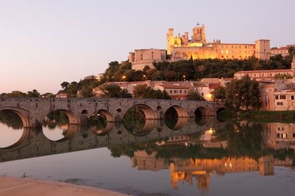 La ville de Béziers (Hérault) 