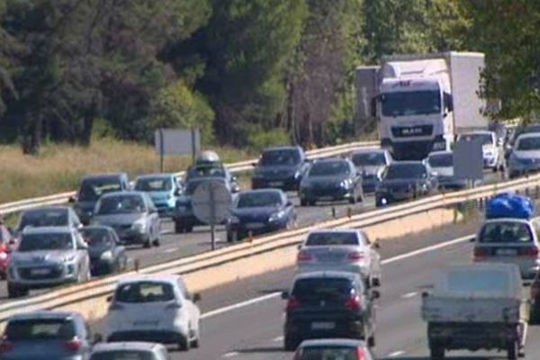 Un trafic devrait s'intensifier dans l'après midi sur l'A9, aux abords des grandes villes du Languedoc-Roussillon