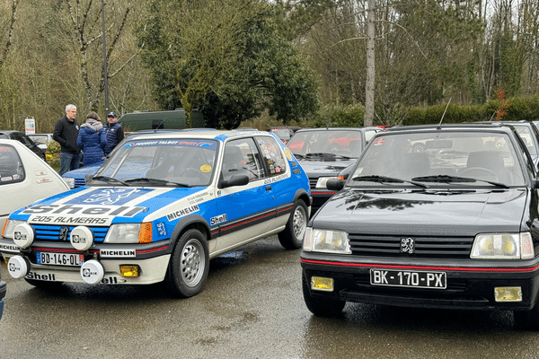 Rassemblement de 205 GTI en Sarthe, pour les 40 ans du modèle