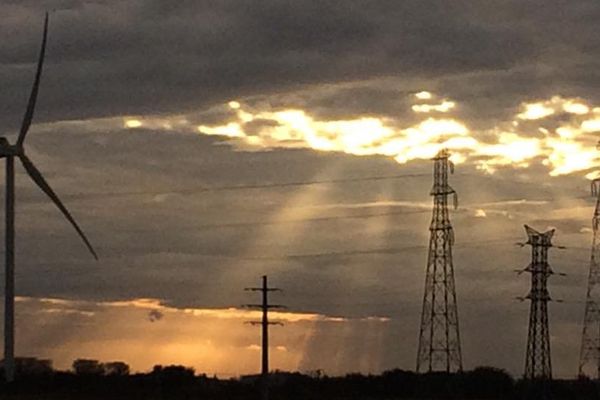 Coucher de soleil Allonnes 