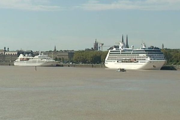 43 navires de croisière ont fait escale à Bordeaux en 2014.