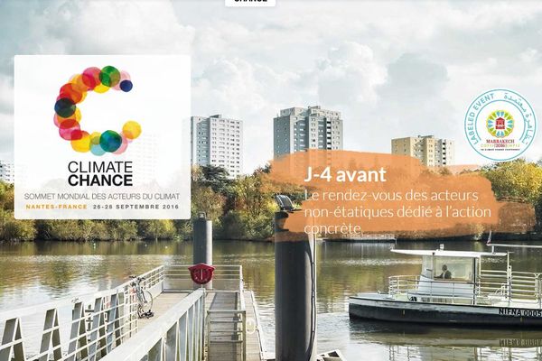 Climate Chance, premier sommet mondial des acteurs non étatiques engagés contre le réchauffement climatique, se tiendra à Nantes du 26 au 28 septembre 2016