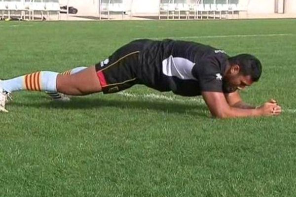 Perpignan - Sébastien Vahaamahina a été retenu par le sélectionneur tricolore pour jouer contre l'Italie - 2014