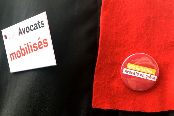 Les avocats mobilisés, ici à Saint-Nazaire le 11 février 2020