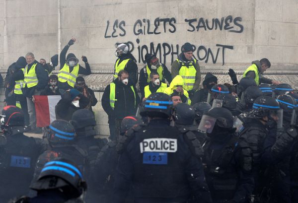 Rampage of the Arc de Triomphe on December 1, 2018