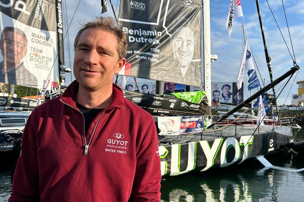 Benjamin Dutreux, skipper de Guyot Environnement, s'élance ce dimanche 10 novembre pour son deuxième Vendée Globe.