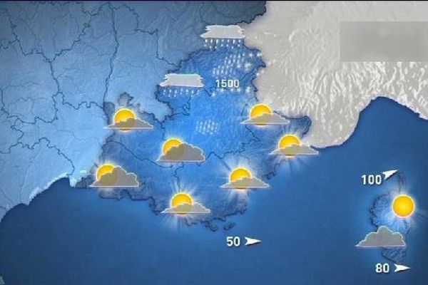 Si le matin le soleil brille, l'après-midi une nouvelle perturbation arrive.