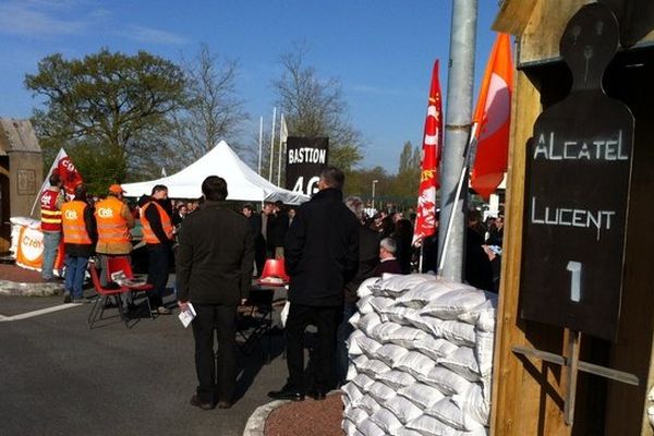 Opération "site mort" à Orvault ce mardi à l'appel de la CFDT et de la CGT