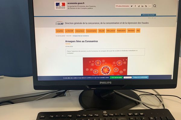 Sur internet, depuis le début de l'épidémie de coronavirus de plus en plus d'arnaques fleurissent - avril 2020