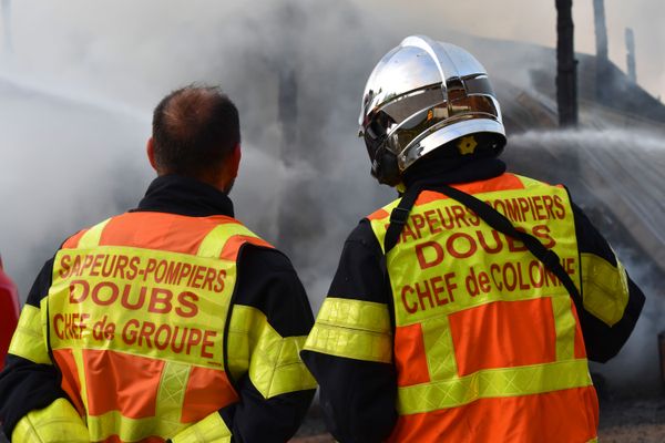 Le SDIS 25 sur un incendie dans le Doubs. (photo illustration)