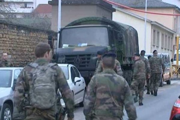 Déploiement de militaires en Saône-et-Loire