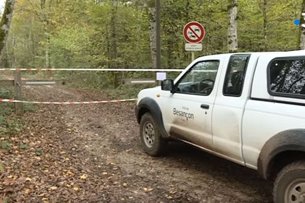 Les accès à la forêt de Chailluz sont interdits depuis le 31 octobre 2019.