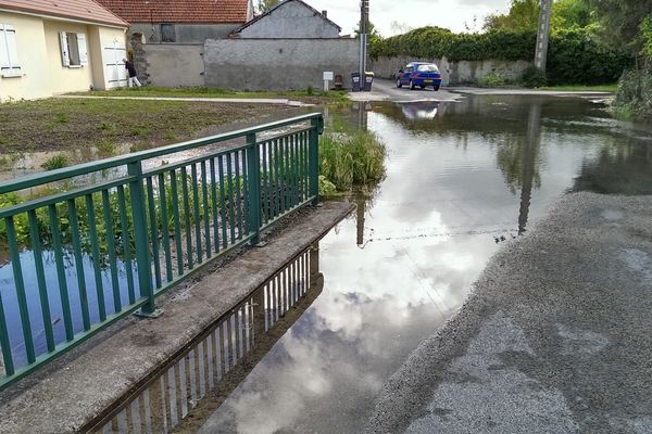 La crue de la Seine à Périgny-la-Rose