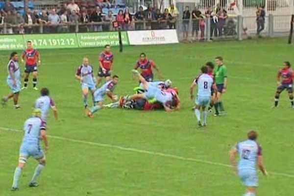 Bourgoin face à Aurillac: 38 à 17- Stade Pierre-Rajon le 14/09/2013
