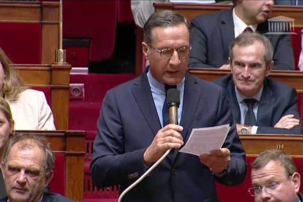 Yannick Favennec à l'Assemblée Nationale le 10 octobre 2017