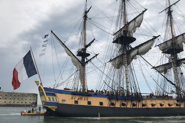 L'Hermione et le Fort Boyard 